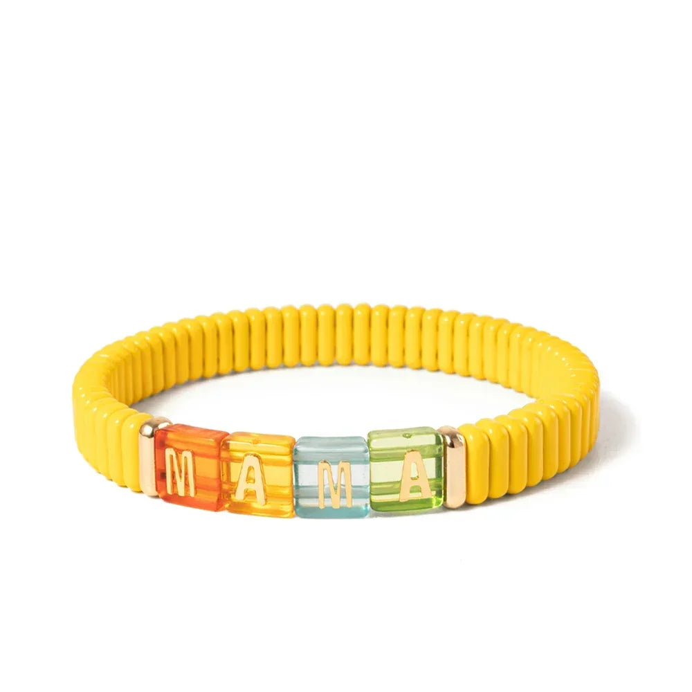 Candy Love bracelet femme élastique bohème coloré - bracelet femme GoHappy