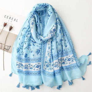 64 Foulards en Coton Look Décontracté et Chic - foulard GoHappy