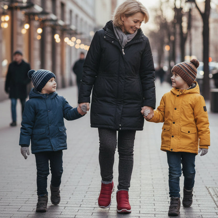 Baskets Montantes Hiver Femme Fourrées Chaudes Antidérapantes