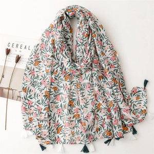 64 Foulards en Coton Look Décontracté et Chic - foulard GoHappy