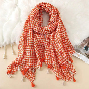 64 Foulards en Coton Look Décontracté et Chic - foulard GoHappy