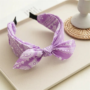 Boho Bow bandeau cheveux femme Paisley - bandana GoHappy