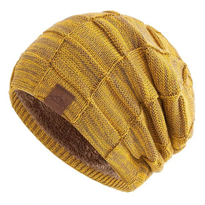 Bonnet d’Hiver Femme à Maille Mélangée - Style Casual et Chaleur Assurée - bonnet hiver GoHappy