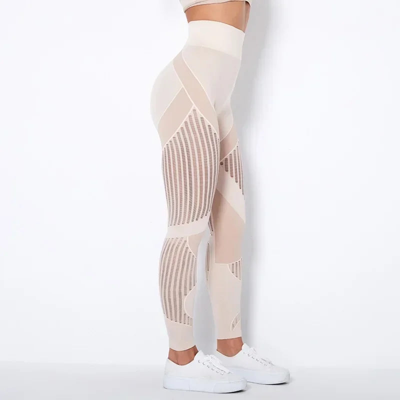Sculpt Air legging femme yoga gainant respirant - leggings GoHappy