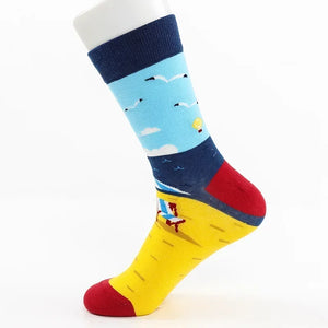 Chaussettes Fun et Originales Homme (Taille Unique 37-43) - chaussettes homme GoHappy