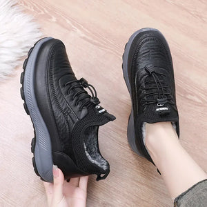 Chaussures Chaudes Marche Hiver Antidérapantes Confort - Chaussure Femme GoHappy
