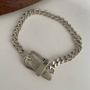 Bracelet femme Liens Bohèmes Cadenas Rétro argent 925 style rétro GoHappy France