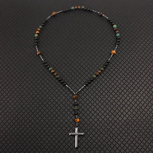 Collier Rosary en Pierres Naturelles Uniques - Bijou Collier GoHappy