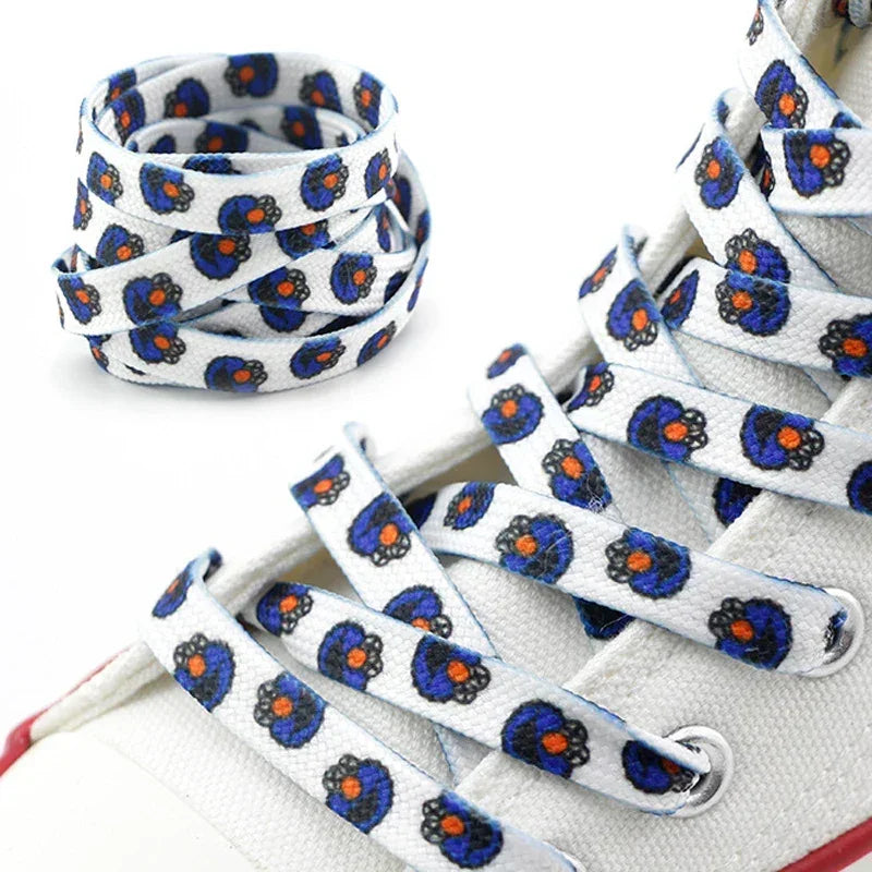 Lacets plats fun motifs cartoon sneakers originales - lacets de sneakers GoHappy