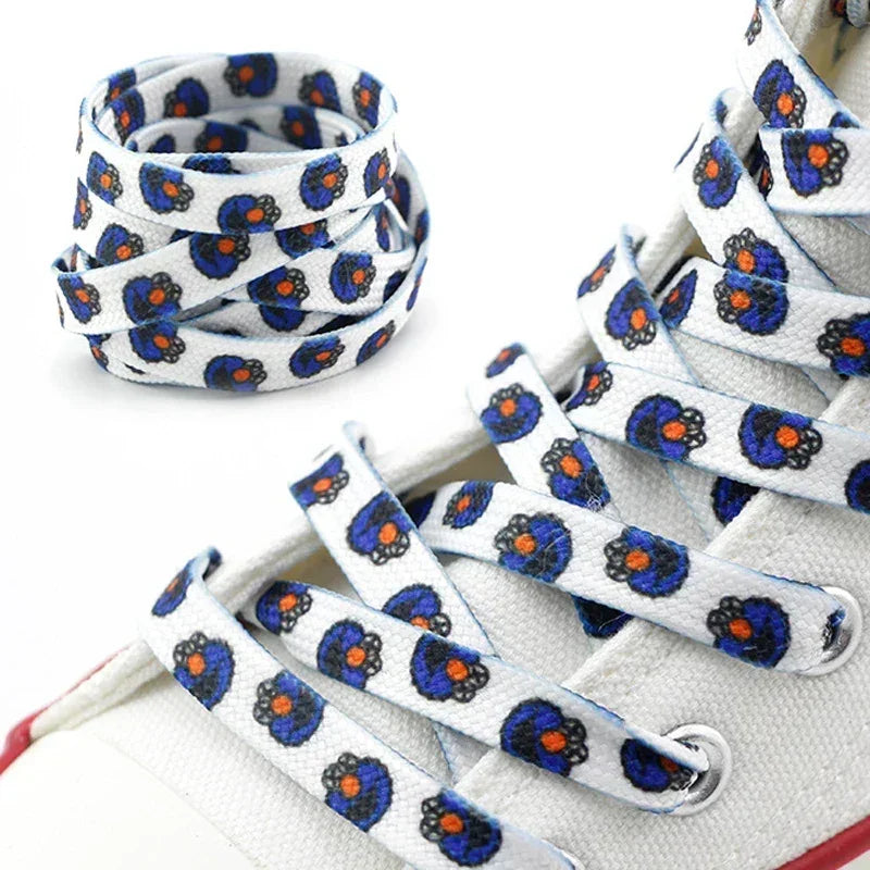 Lacets plats fun motifs cartoon sneakers originales - lacets de sneakers GoHappy