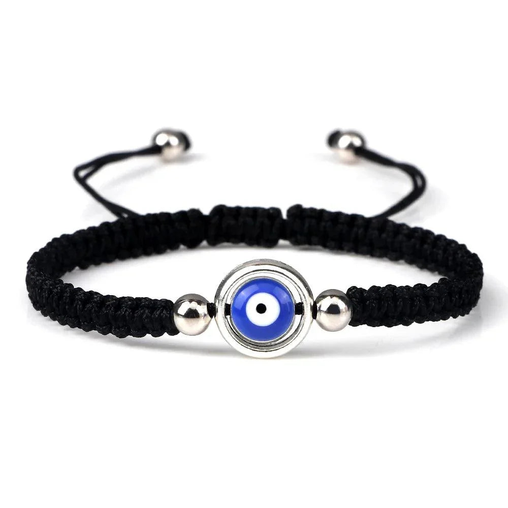 Bracelets Porte-Bonheur Evil Eye en Tissu Tressé - Bracelets Porte-Bonheur GoHappy