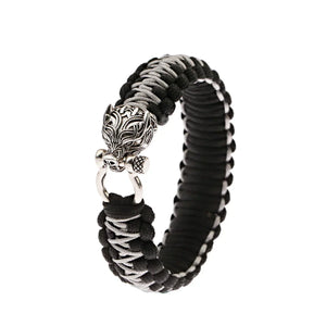 Bracelet Homme Viking Nordique Tressé Main Crâne Punk Antique - GoHappy France - bracelet homme GoHappy
