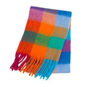 Echarpe Douce Rainbow Hiver - Cachemire et Style Bohème - écharpe GoHappy
