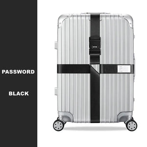 Sangle croisée avec ou sans code antivol Embarquement bagages - sangle de bagage GoHappy