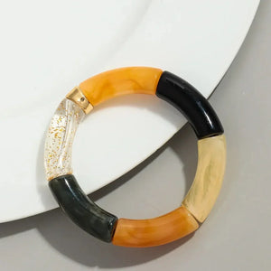Bracelets acryliques bohème femme – 28 modèles colorés à mixer - Bijou Bracelet GoHappy