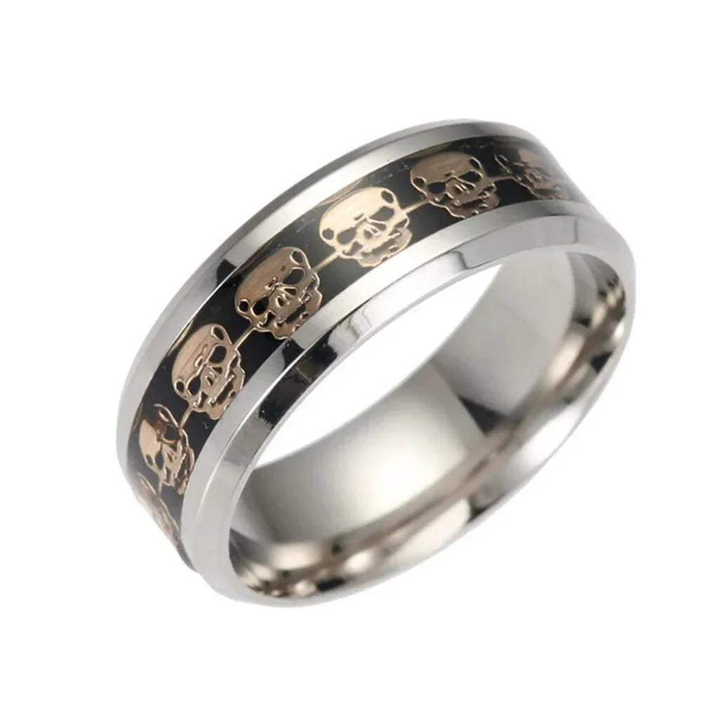 Bague Skull Steampunk – Bijou tête de mort audacieux en acier inoxydable
