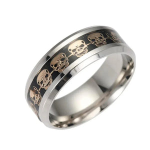 Bague Skull Steampunk – Bijou tête de mort audacieux en acier inoxydable - GoHappy