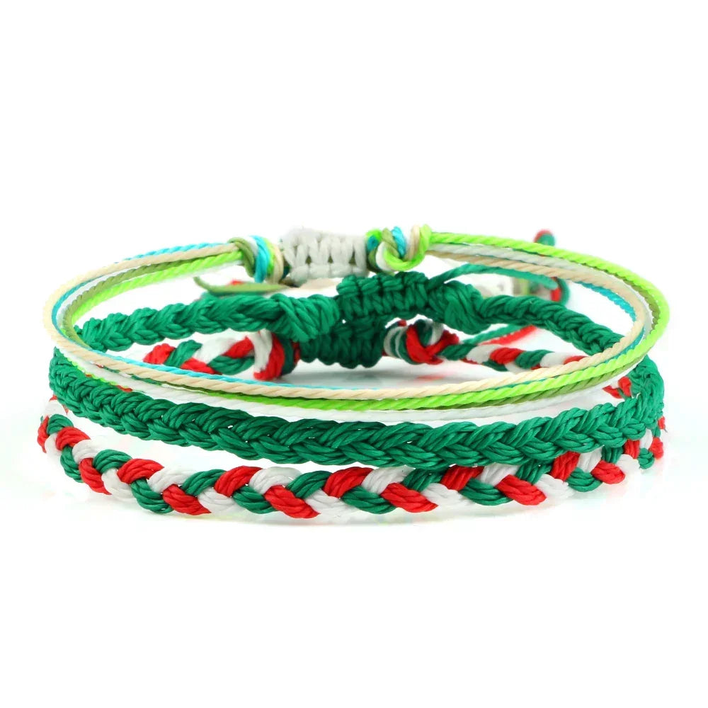 Bracelet Lhassa sable cordon tressé porte-bonheur réglable - bracelets amitié GoHappy