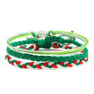 Bracelet Lhassa sable cordon tressé porte-bonheur réglable - bracelets amitié GoHappy