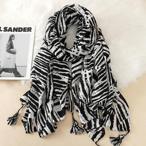 64 Foulards en Coton Look Décontracté et Chic - foulard GoHappy