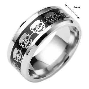 Bague Skull Steampunk – Bijou tête de mort audacieux en acier inoxydable - GoHappy