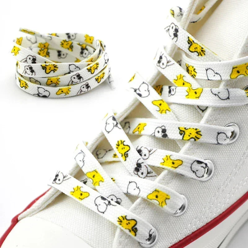 Lacets plats fun motifs cartoon sneakers originales - lacets de sneakers GoHappy