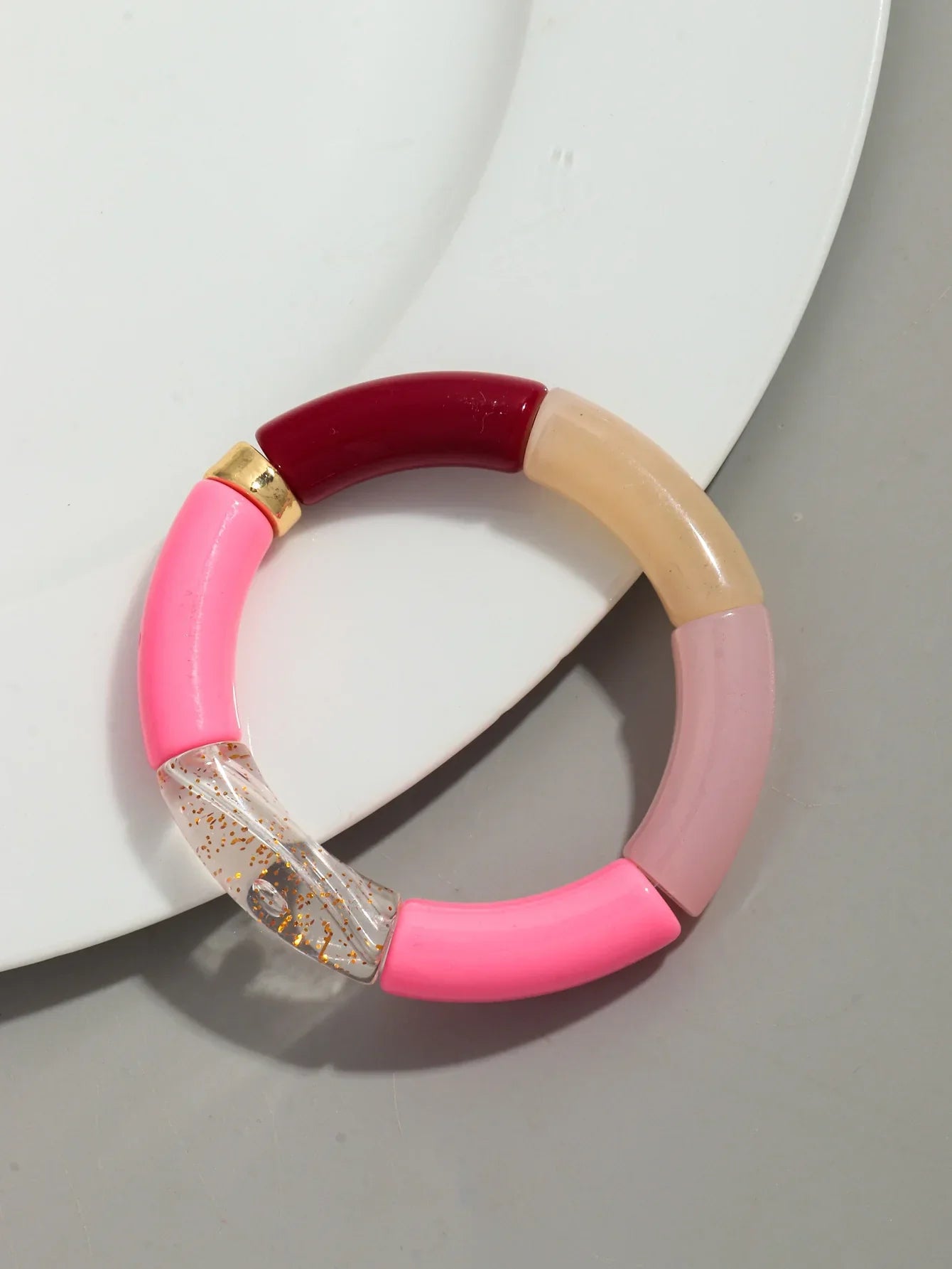 Bracelets acryliques bohème femme – 28 modèles colorés à mixer