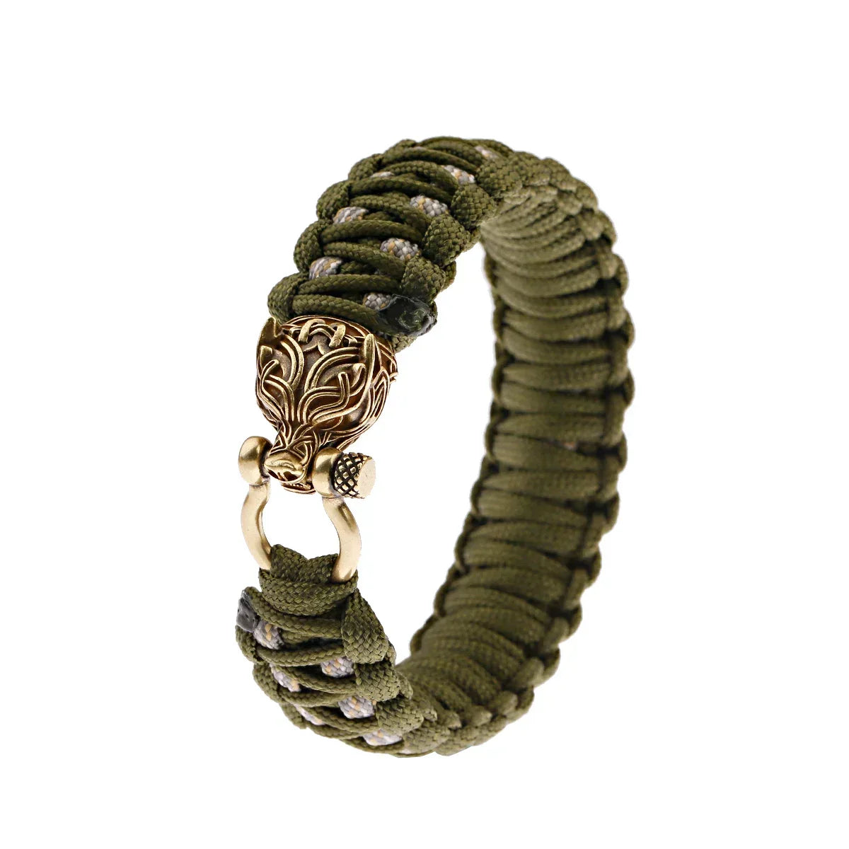 Bracelet Homme Viking Nordique Tressé Main Crâne Punk Antique - GoHappy France - bracelet homme GoHappy