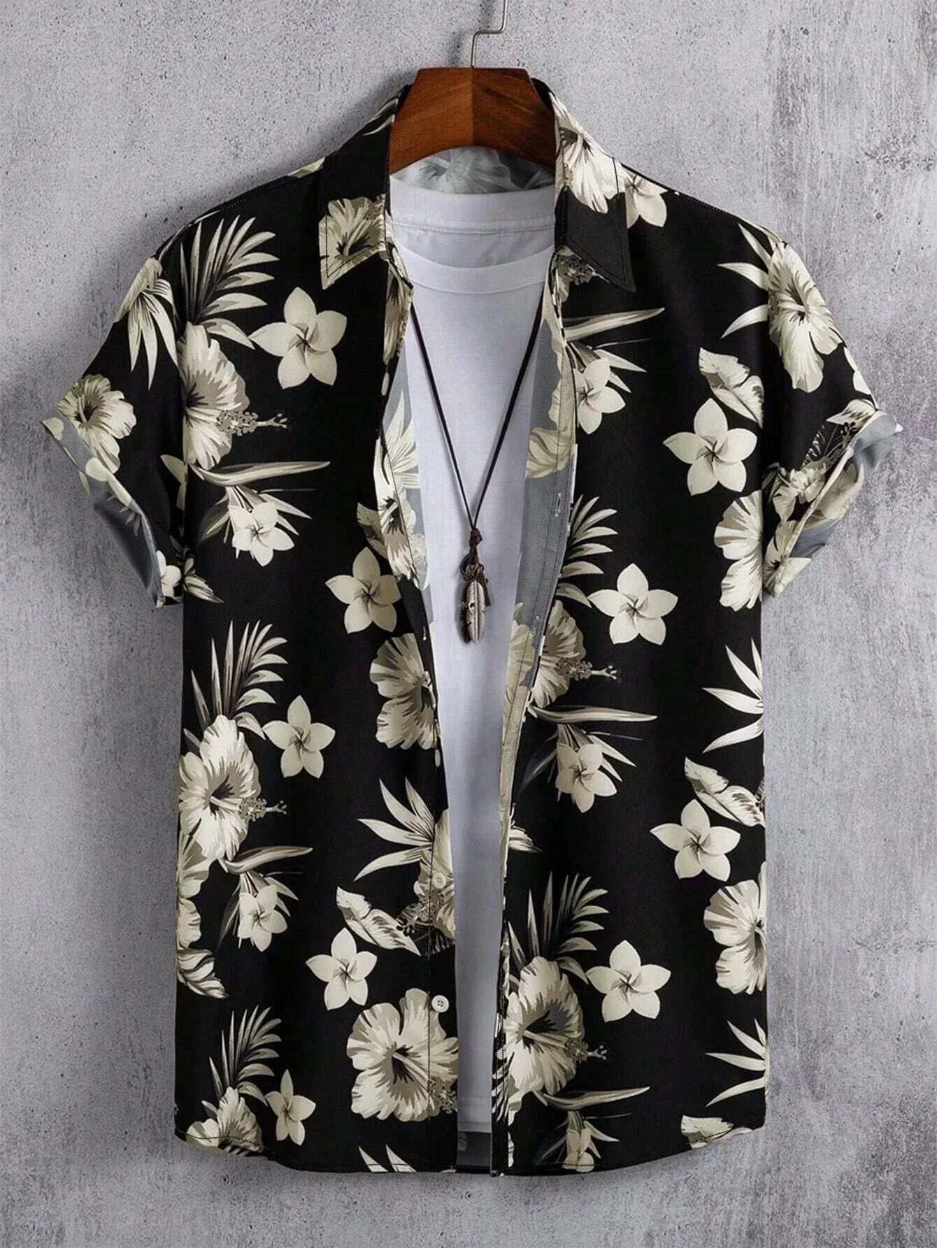 Chemises imprimées Palmiers homme été style décontracté vacances - chemise homme GoHappy