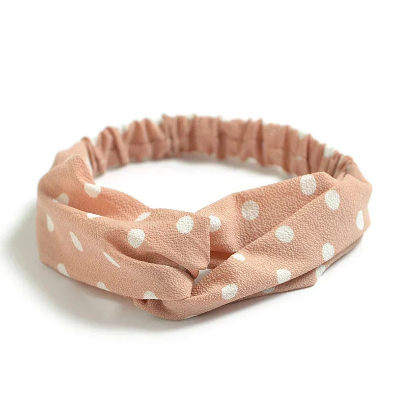 Bandeau Twist Riviera – Bohème Chic Imprimé Femme