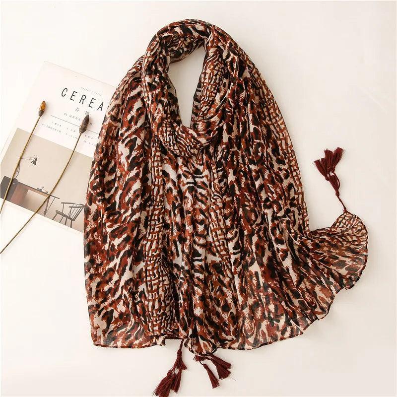 64 Foulards en Coton Look Décontracté et Chic - foulard GoHappy