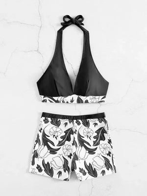 Maillot de bain Exotica fleur bikini - maillot de bain GoHappy