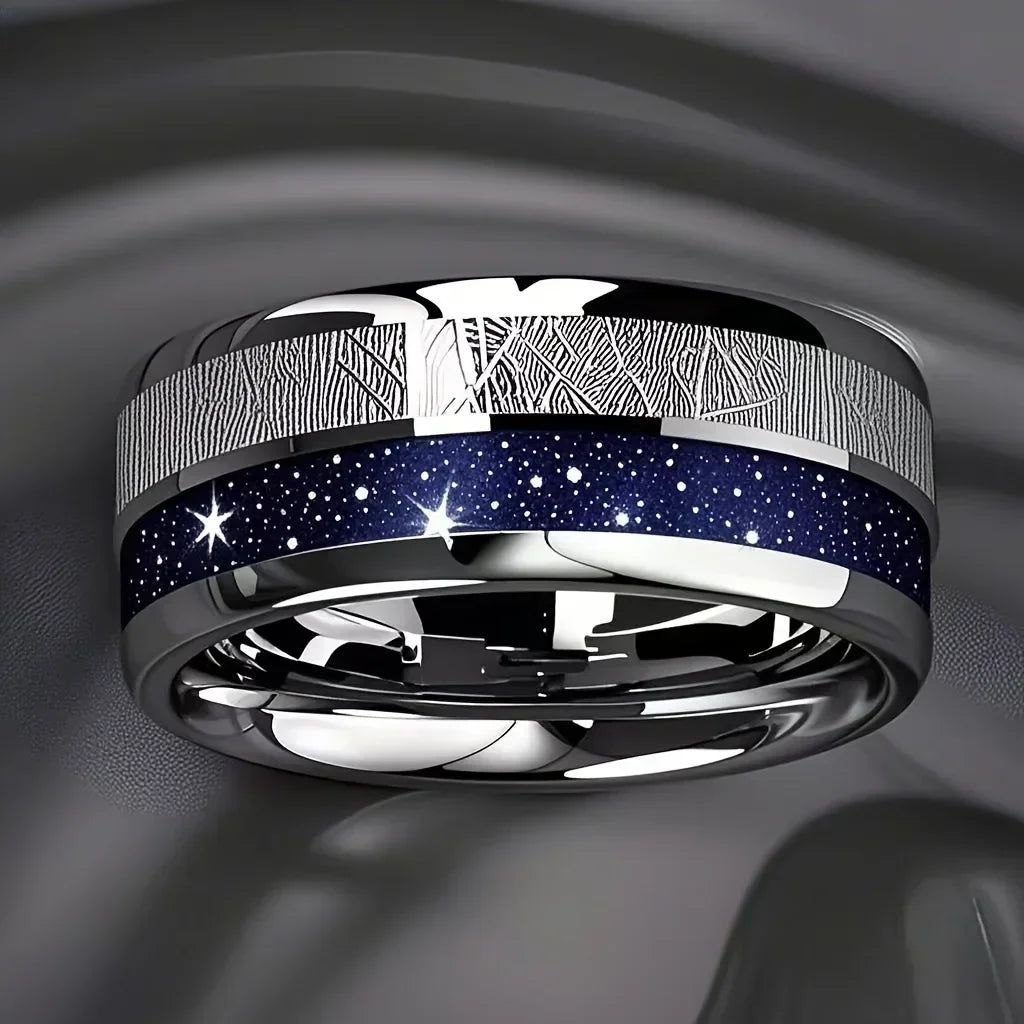 Nature Mood bague unisexe 8 mm - bague GoHappy