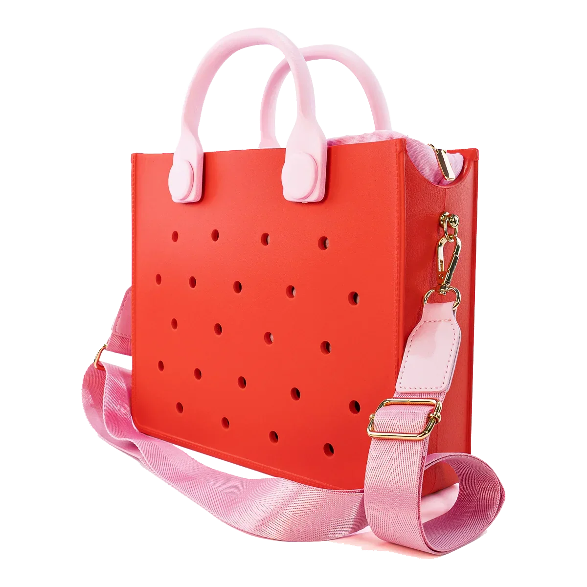 Portofino cabas EVA rigide perforé multicolore