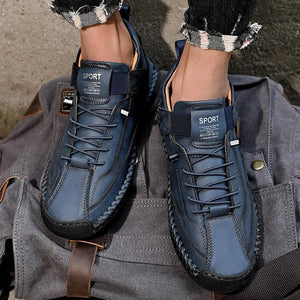Atlas Drift mocassins homme cuir cousu main confort souple - GoHappy