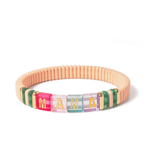 Candy Love bracelet femme élastique bohème coloré - bracelet femme GoHappy