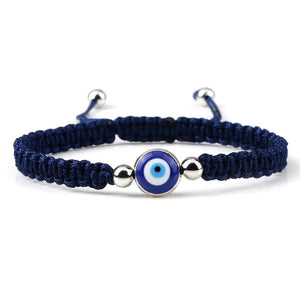 Bracelets Porte-Bonheur Evil Eye en Tissu Tressé - Bracelets Porte-Bonheur GoHappy