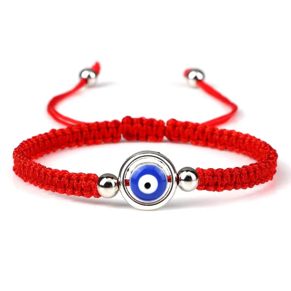 Bracelets Porte-Bonheur Evil Eye en Tissu Tressé - Bracelets Porte-Bonheur GoHappy