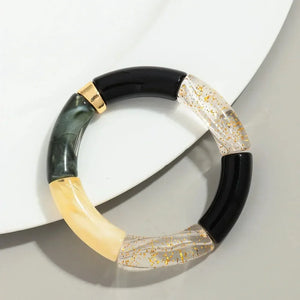 Bracelets acryliques bohème femme – 28 modèles colorés à mixer - Bijou Bracelet GoHappy