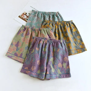 Short de Nuit Japonais en Coton pour Femme - Tissu Léger et Respirant - pyjama GoHappy