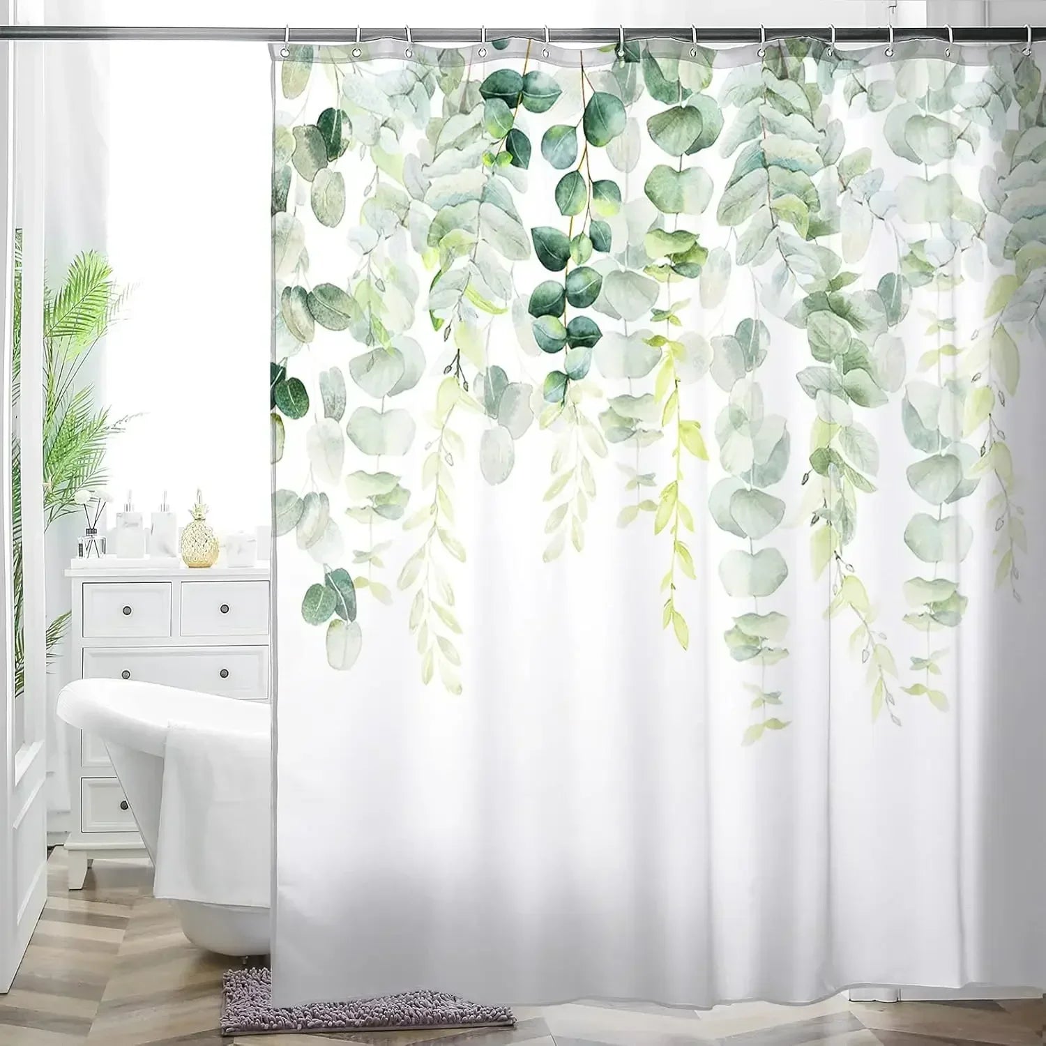 Rideau Douche Inspirant Nature Plantes 26 Designs Multi-Tailles - rideaux de douche GoHappy