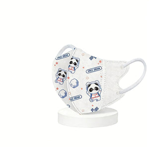 Masques Enfant Protection Cartoon 3 Couches 4-12 Ans Lot 30 pièces - masques de protection GoHappy