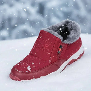 Baskets Montantes Hiver Femme Fourrées Chaudes Antidérapantes - Chaussure Femme GoHappy