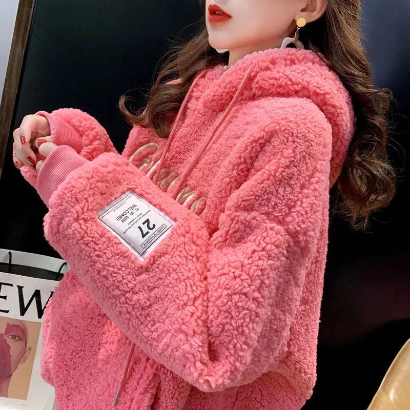 Pull Hoodie Doux en Polaire pour l’Hiver – Style et Chaleur