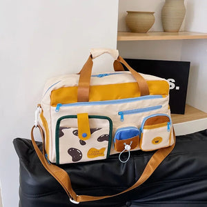 Sac Week-End Coloré Femme Sport Yoga Voyage Léger - sac de voyage cabine GoHappy
