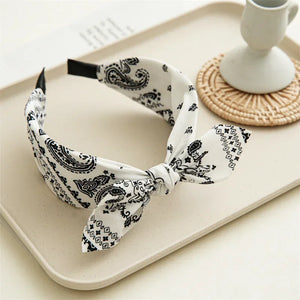 Boho Bow bandeau cheveux femme Paisley - bandana GoHappy