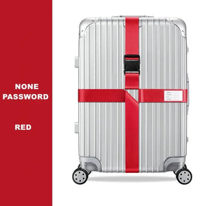 Sangle croisée avec ou sans code antivol Embarquement bagages - sangle de bagage GoHappy