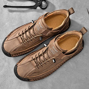 Atlas Drift mocassins homme cuir cousu main confort souple - GoHappy