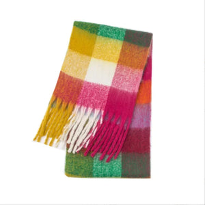 Echarpe Douce Rainbow Hiver - Cachemire et Style Bohème - écharpe GoHappy