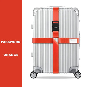Sangle croisée avec ou sans code antivol Embarquement bagages - sangle de bagage GoHappy